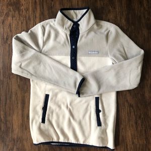 Columbia Fleece Quarter Buttoned Sweatshirt